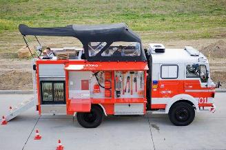 dañado vehículos comerciales Dodge Express Gastro Food Truck RG-13 Fire Service 1980/6